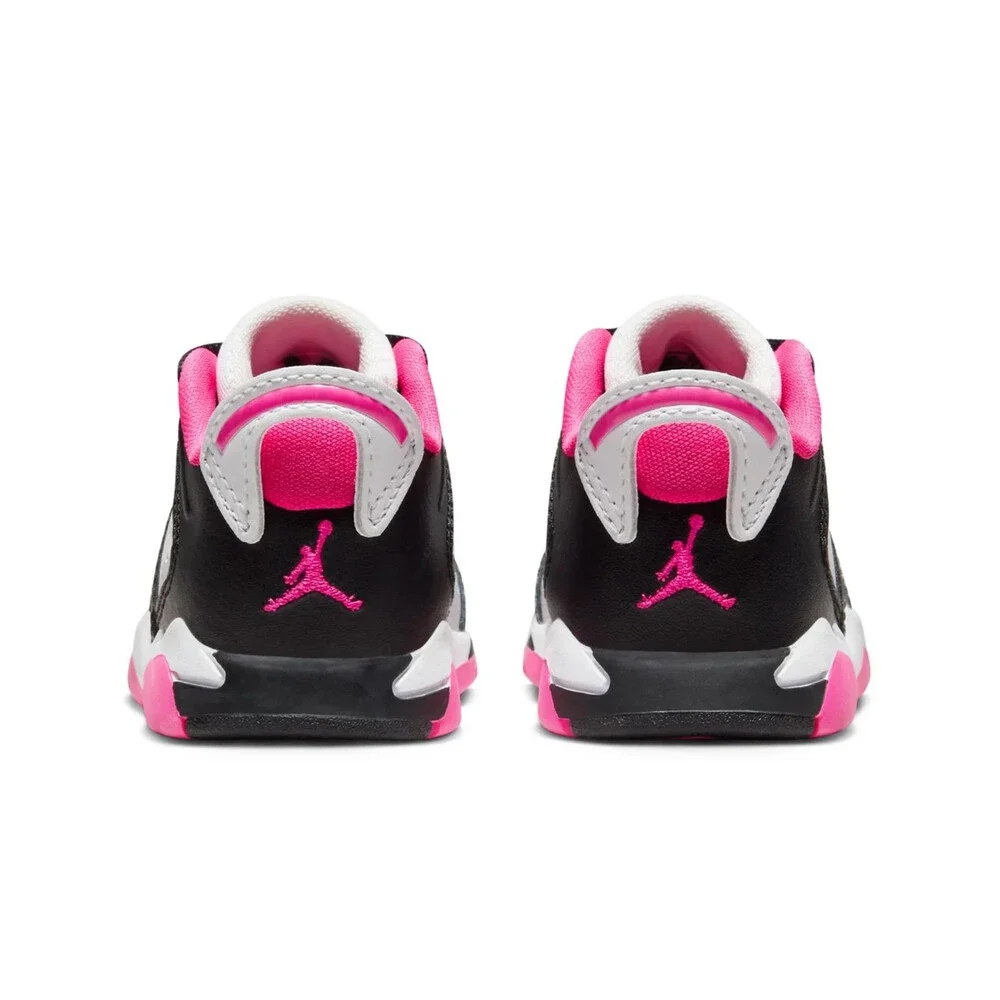 Air Jordan 6 Retro Low DV3529-061 Sneakers Toddler 8C White Black Shoes RHS9120